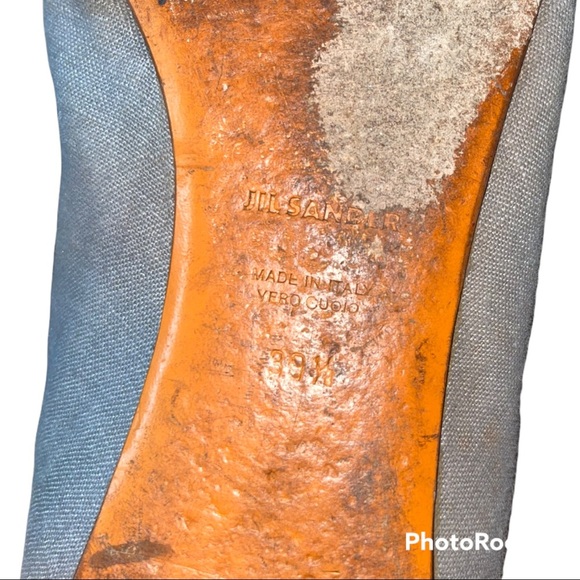 Jil Sander Canvas tie Flats 39.5 - Picture 6 of 6